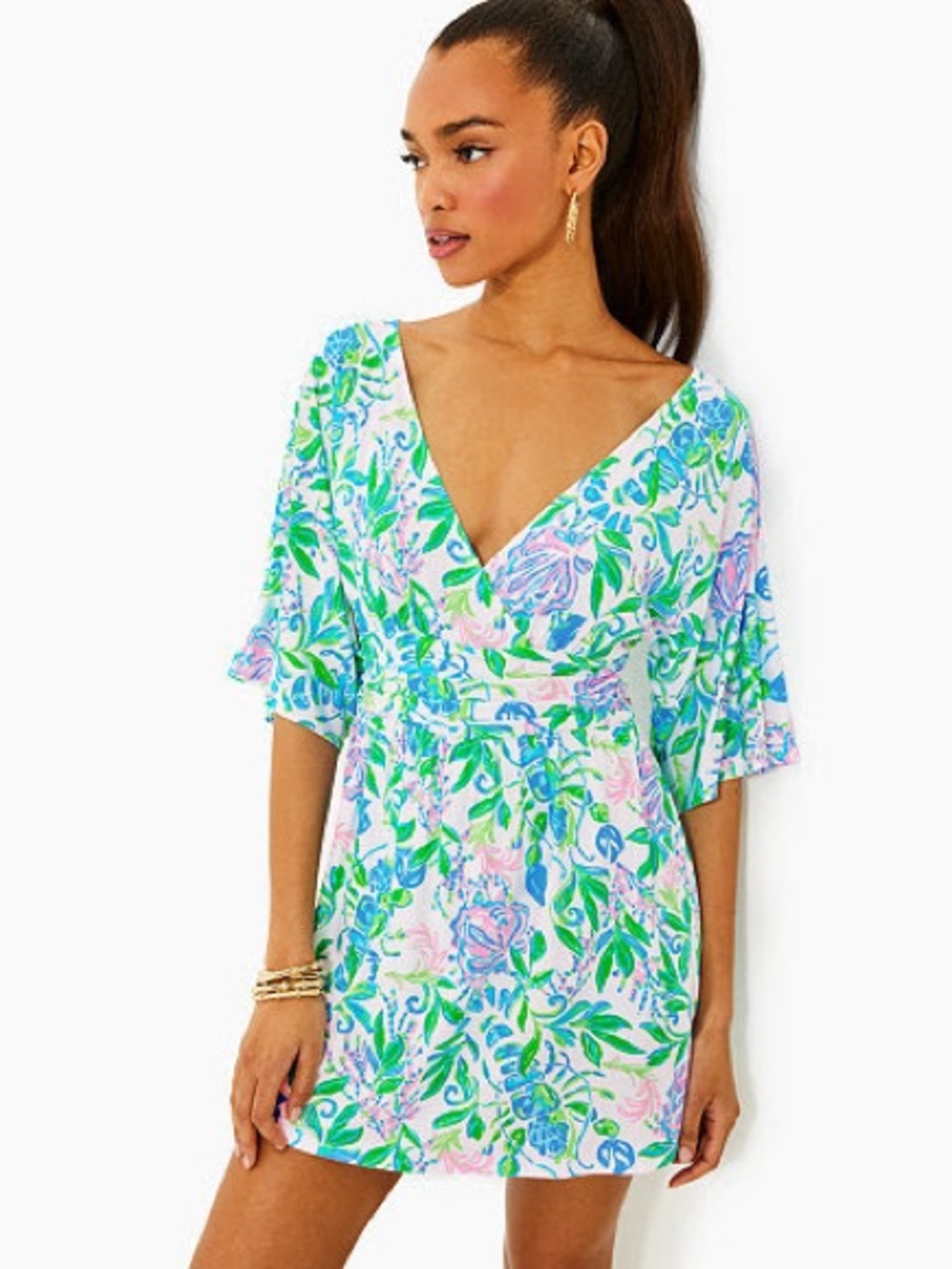Lilly Pulitzer Parigi Skort Romper in Resort White Just A Pinch